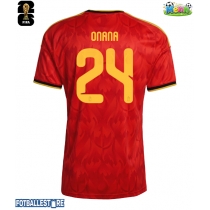 Belgia Amadou Onana #24 Hjemmedrakt VM 2026 Kortermet